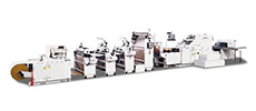 Máquina para fabricar bolsas de papel con fondo cuadrado, tipo rollo continuo, SBH330BW+PAV02C