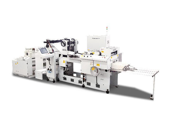 Máquina para fabricar bolsas de papel planas con cierre de cordón, tipo SERVO